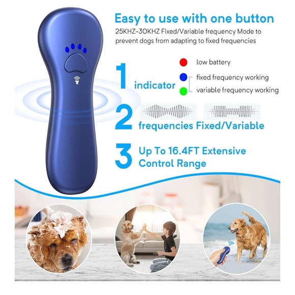 New Anti Barking Device,Dog Barking Control Devices,Rechargeable - Picture 3 of 7